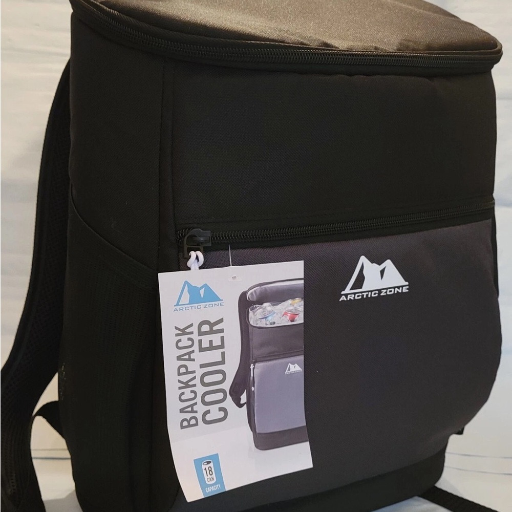 Arctic Zone Black Backpack Cooler 18 can